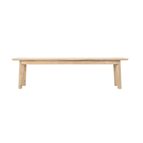 Timeless Minimalist Scandinavian Acacia Dining Bench