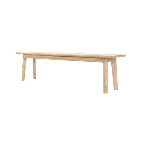Timeless Minimalist Scandinavian Acacia Dining Bench