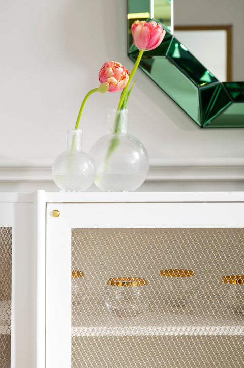 Decorating Essentials Handcrafted Sphere Bud Vase