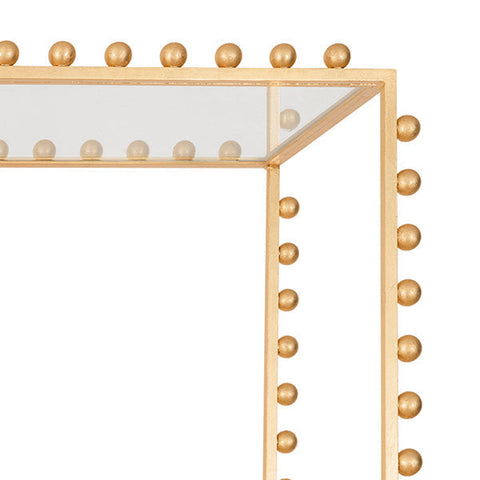 Modern Etagere Bookshelf in Gold for Contemporary Spaces