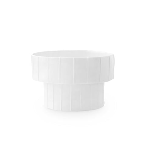 Decorating Essentials Contemporary Embossed Bowl Vase