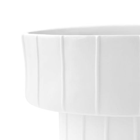 Decorating Essentials Contemporary Embossed Bowl Vase