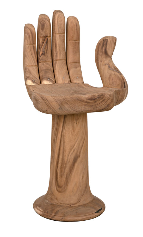 Buddha Artful Traditionalist Handmade Teak Organic Counter Stool