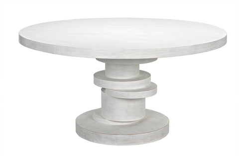 Hugo Handcrafted Tulip Drum Dining Table