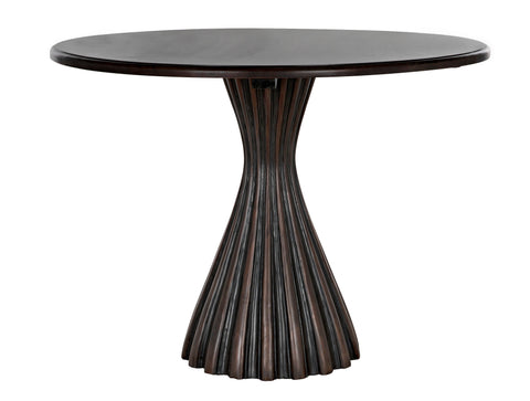 Noir Osiris Timeless Minimalist Tulip Dining Table