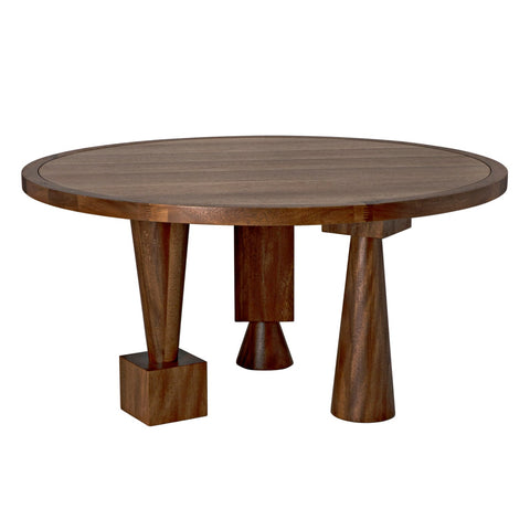 Tulip Modern Round Dining Table with Tapered Legs