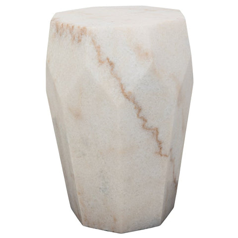 Minimalist Monolithic Marble Center Table Accent Table