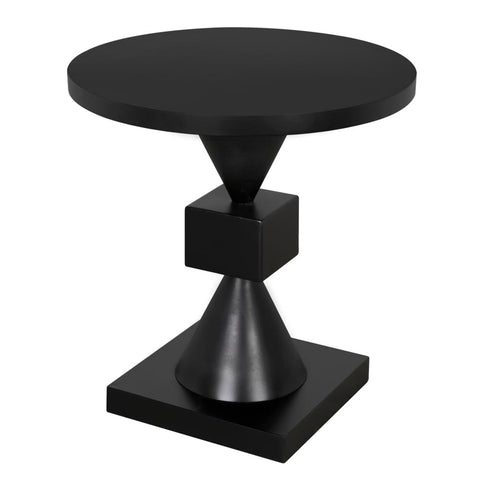 Theo Timeless Minimalist Industrial Drum Center Table