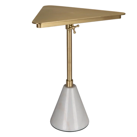 Darwin Industrial Creative Pedestal Drink Table Accent Table