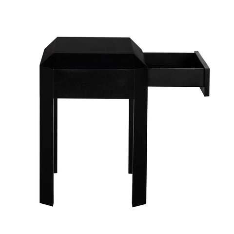 Noir Space Saving Minimalist Trapezoid Center Table