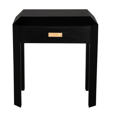Noir Space Saving Minimalist Trapezoid Center Table