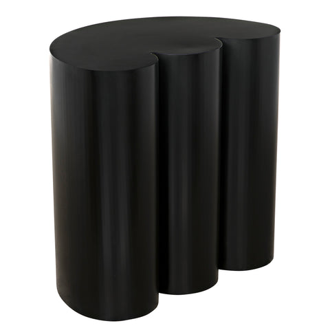 Bast Modern Drum Center Table with Curved Shape Accent Table