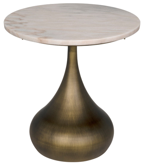 Mateo Modern Drum Center Table Artisan Crafted Accent Table