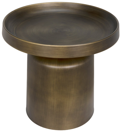 Lee Industrial Creative Drum Center Table Accent Table