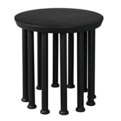 Noir Lila Industrial Creative Round Center Table - 28 W