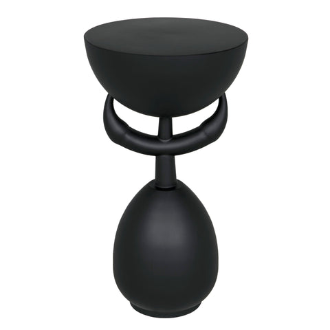 Noir Global Eclecticist Freeform Drum Center Table Accent Table - 14 W