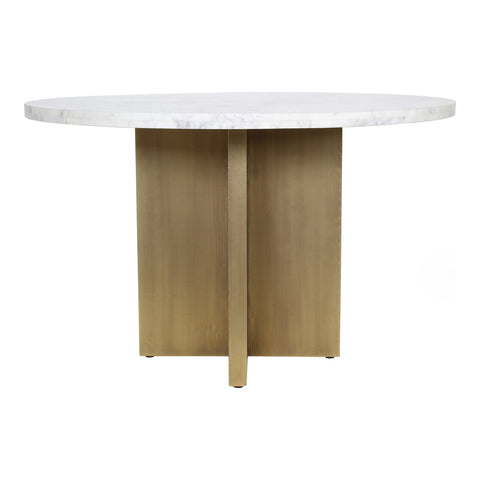 Tulip Marble Drum Dining Table Contemporary Design