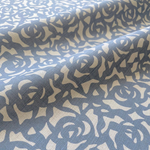 Gardenia Throw Pillow in Cobalt