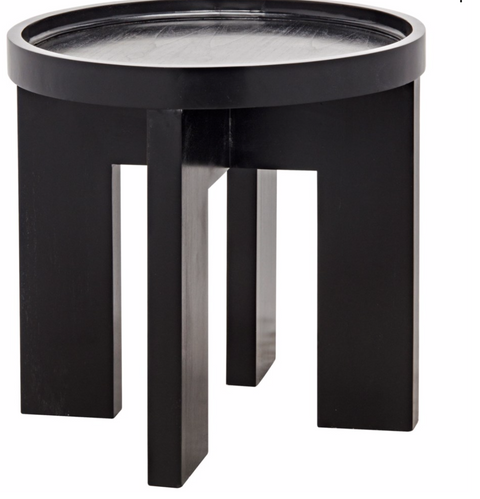 Gavin Modern Burnished Round Center Table