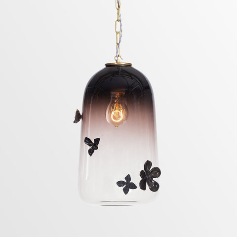 Gia Modern Pendant Light with Carving Bell