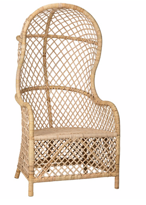 Gigi Bohemian High Back Dome Accent Chair