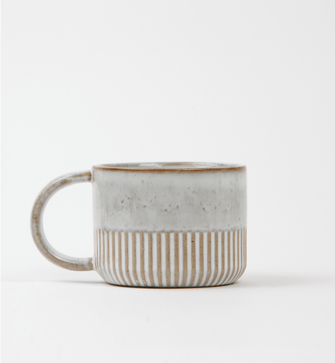 Groovy Everyday Vintage Ceramic Mug with Reactive Glaze