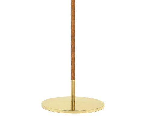 Ambient Minimalist Stick Floor Lamp with Pleated Shade