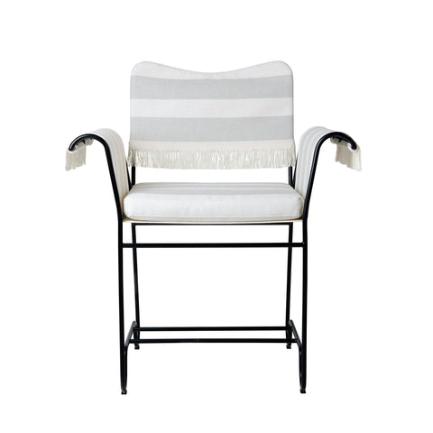 Outdoor Living & Garden Bohemian Dining Armchair with Splayed Legs