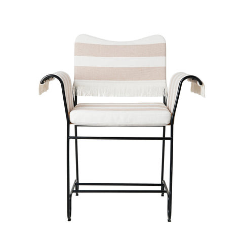 Outdoor Living & Garden Bohemian Dining Armchair with Splayed Legs
