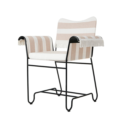 Outdoor Living & Garden Bohemian Dining Armchair with Splayed Legs
