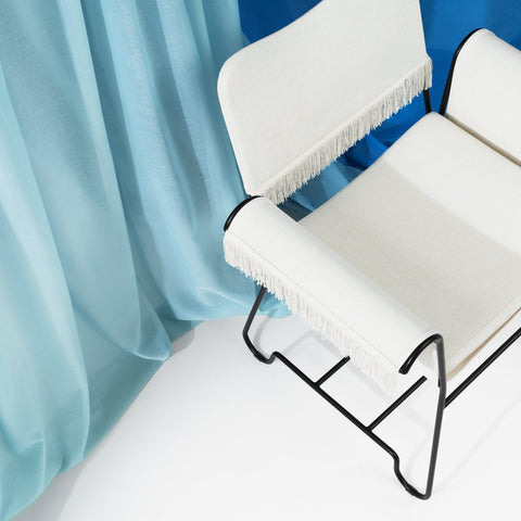 Outdoor Living & Garden Bohemian Dining Armchair with Splayed Legs