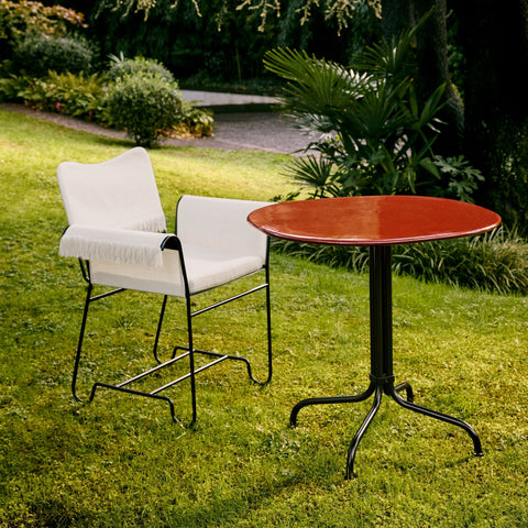 Outdoor Living & Garden Bohemian Dining Armchair with Splayed Legs