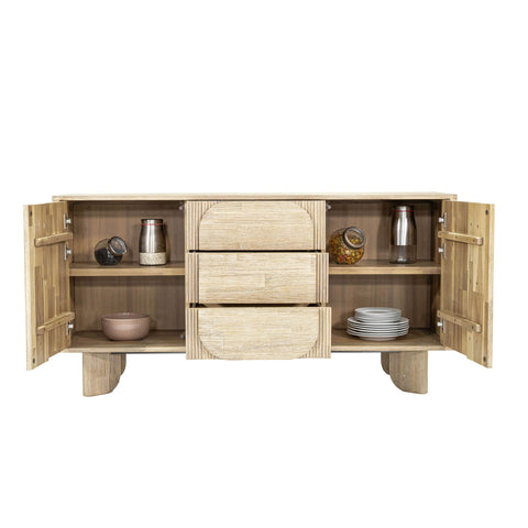 Haru Contemporary Washed Sideboard Cabinet