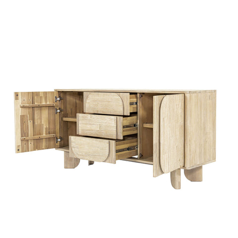 Haru Contemporary Washed Sideboard Cabinet