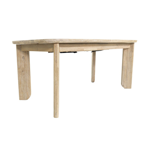 LH Imports Haru Extendable Curved Dining Table