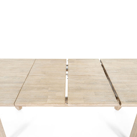 LH Imports Haru Extendable Curved Dining Table