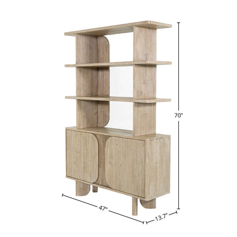 Haru Scandinavian Modern Standard Bookcase
