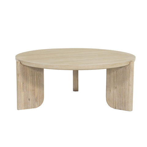 LH Imports Haru Timeless Minimalist Round Coffee Table - 39 W