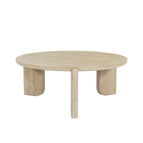 LH Imports Haru Timeless Minimalist Round Coffee Table - 39 W