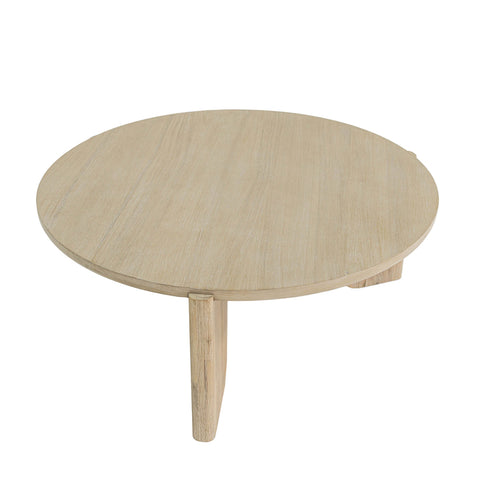 LH Imports Haru Timeless Minimalist Round Coffee Table - 39 W