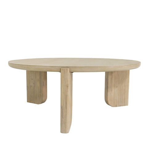 LH Imports Haru Timeless Minimalist Round Coffee Table - 39 W