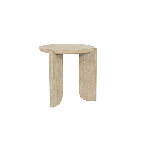 Haru Minimalist Curved Wood Center Table