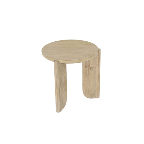 Haru Minimalist Curved Wood Center Table
