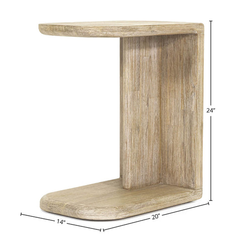 LH Imports Haru Minimalist Space Saving C Table