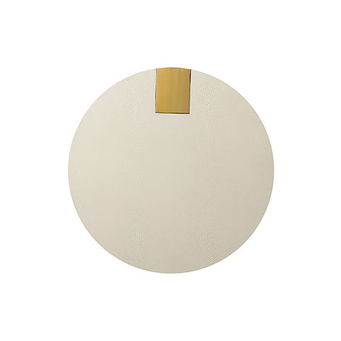 Worlds Away Artful Traditionalist Deco Art Deco Round C Table Accent Table - 22 W