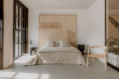 Linear Headboard Ivory