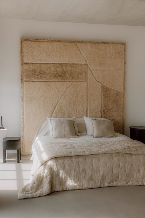 Linear Headboard Ivory