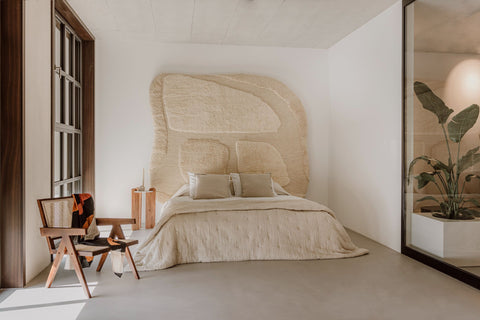 Organic Headboard Ivory