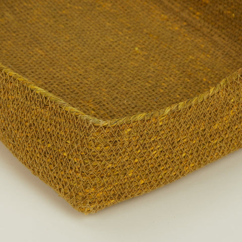 ESSENTIAL WOVEN STORAGE - MUSTARD