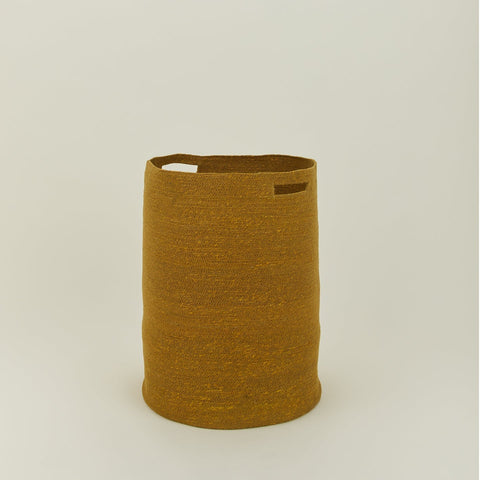 ESSENTIAL WOVEN HAMPER - MUSTARD